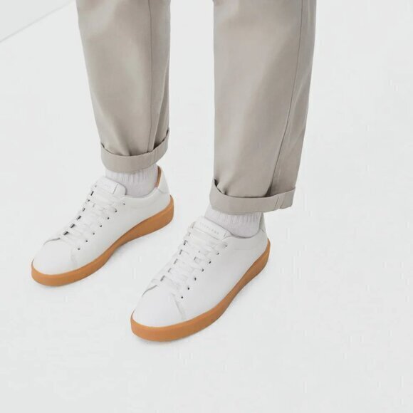 Everlane Shoes - Everlane Releather Tennis Shoes in White Size 6